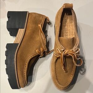 NEW Kelsi Dagger Women's Brown Suede Loafers